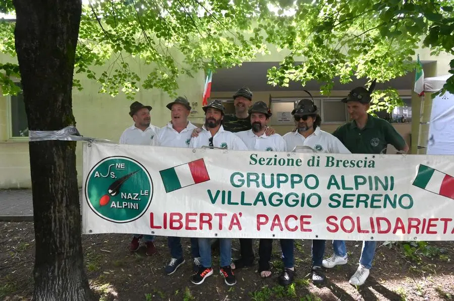 Adunata degli alpini, i gruppi bresciani di Manerba, San Martino e Villaggio Sereno