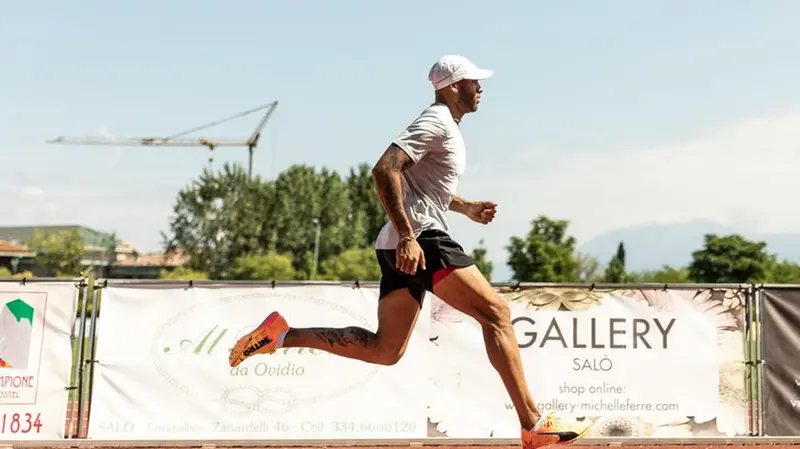 A Desenzano, in pista con Marcell Jacobs