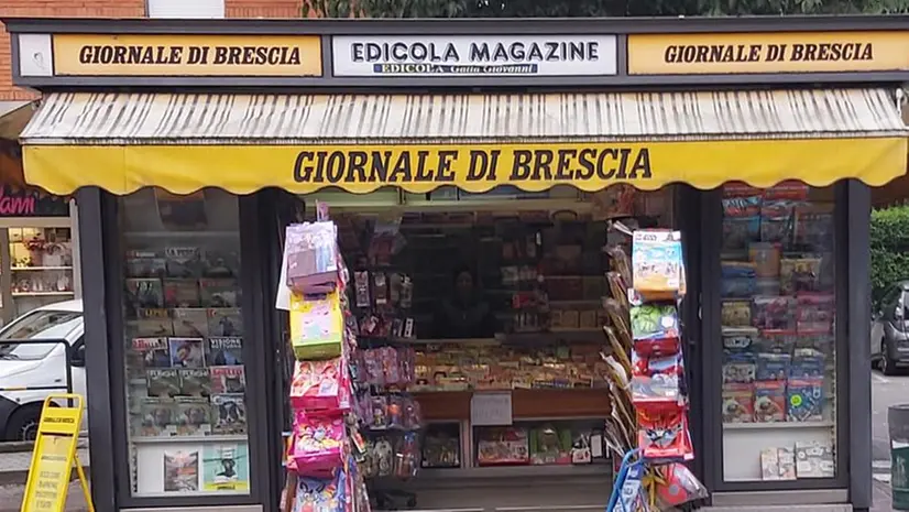 L'edicola dove è stato venduto il Gratta e vinci - © www.giornaledibrescia.it