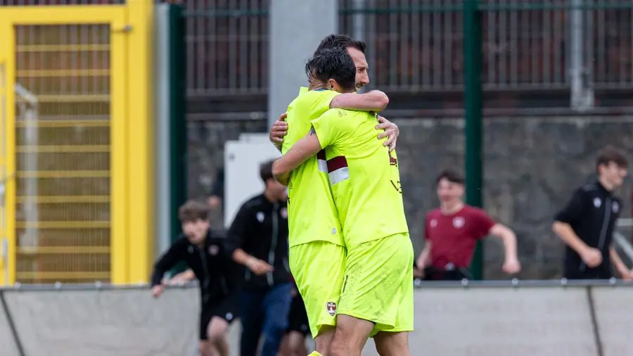 SPORT CALCIO SERIE D PLAY OUT BRENO CJARLINS MUZANE NELLA FOTO FESTEGGIAMENTI FINALI scaroni@newreporter