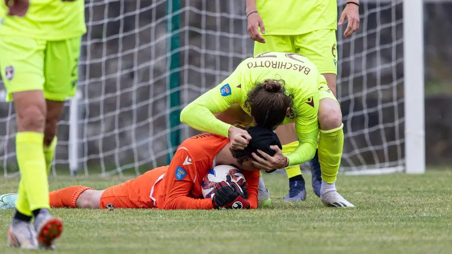 SPORT CALCIO SERIE D PLAY OUT BRENO CJARLINS MUZANE NELLA FOTO FESTEGGIAMENTI FINALI scaroni@newreporter