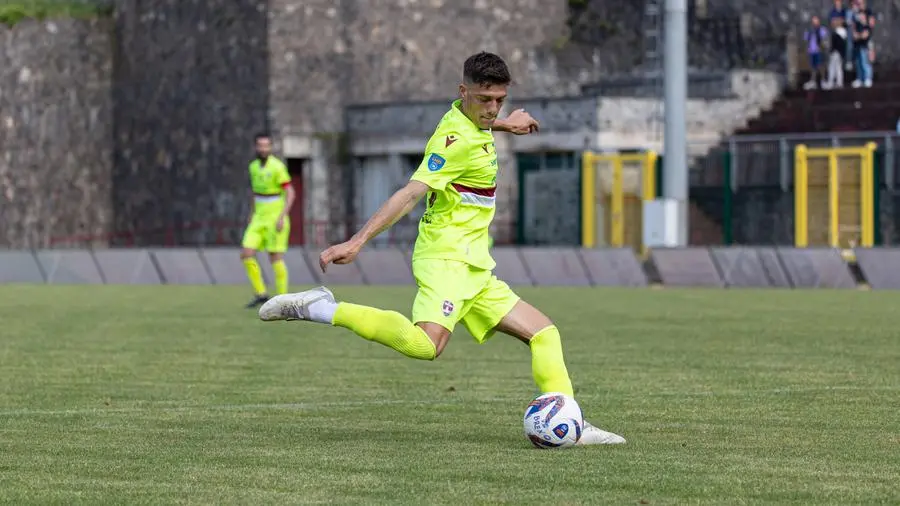 SPORT CALCIO SERIE D PLAY OUT BRENO CJARLINS MUZANE NELLA FOTO GOL DI CRISTINI scaroni@newreporter