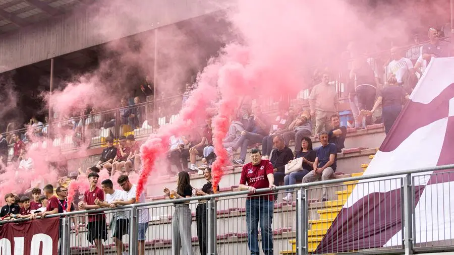 SPORT CALCIO SERIE D PLAY OUT BRENO CJARLINS MUZANE NELLA FOTO TIFOSI DEL BRENO scaroni@newreporter