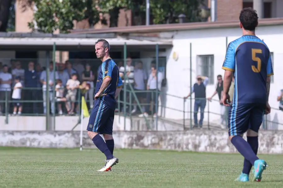 Sport Calcio Castrezzato Prima Categoria Castrezzato Gussago nella foto Castrezzato delusione dopo il gol subito 12/05/2024 nicoli@newreporter