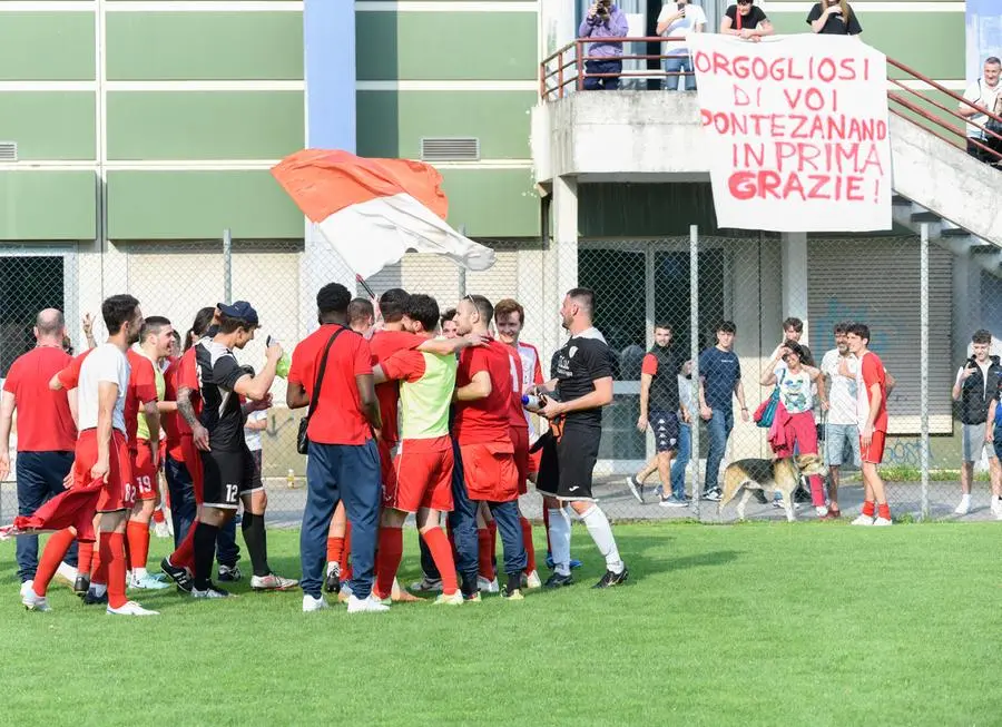 CALCIO SECONDA CATEGORIA  GIRONE D PONTE ZANANO VS  EDEN ESINE NELLA FOTO  ESULTANZE 12-05-2024 zanardini@newreporter