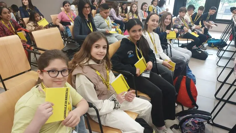 In visita al Gdb gli alunni delle classi quinta  A e quinta F della primaria di Manerbio