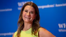 epa09919735 Philanthropost Melinda French Gates arrives at the 2022 White House Correspondentsâ€™ Association Dinner at the Washington Hilton in Washington, DC, USA, 30 April 2022. The dinner is back this year for the first time since 2019. EPA/BONNIE CASH / POOL