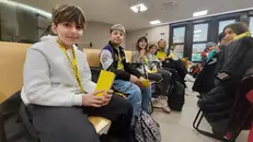 Gli studenti dalla quinta C della primaria di Manerbio in visita al GdB