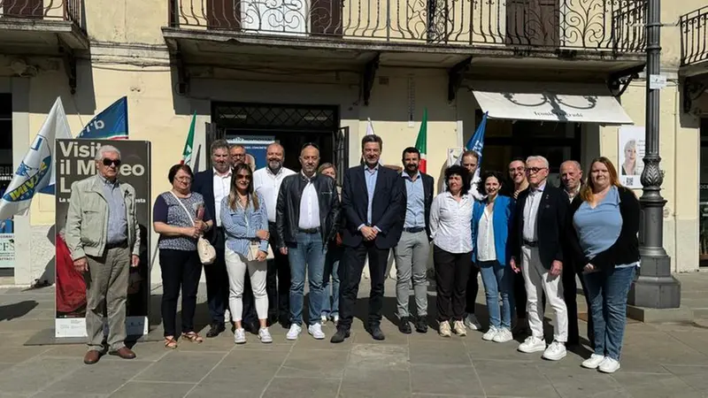 Giorgetti era a Montichiari per supportare la candidatura di Togni - © www.giornaledibrescia.it