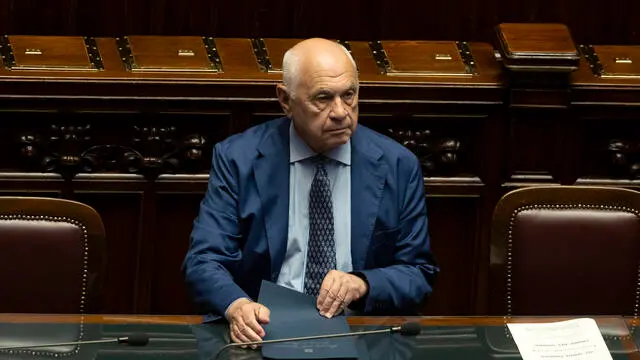 Il ministro della Giustizia Carlo Nordio durante il question time alla Camera dei deputati, Roma, 15 maggio 2024. ANSA/MASSIMO PERCOSSI