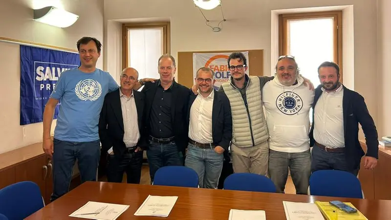 Da sinistra: Posio, Viviani, Fontana, Rolfi, Andreoli, Battagliola, Margaroli