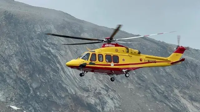 Elicottero soccorso alpino valdostano