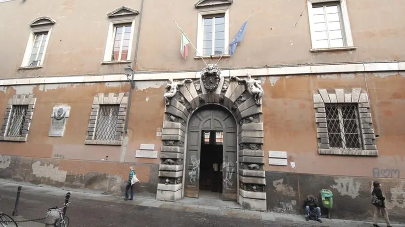 L'ingresso di Università Cattolica in via Trieste