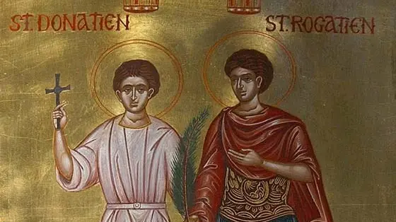 I santi Donaziano e Rogaziano