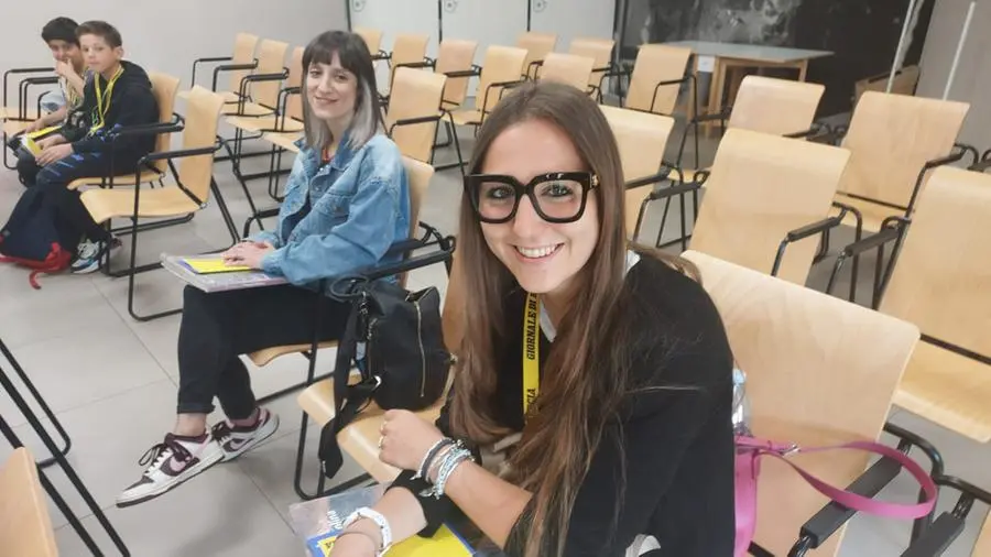 Gli studenti della quinta C della primaria Gianni Rodari di Poncarale in visita al GdB