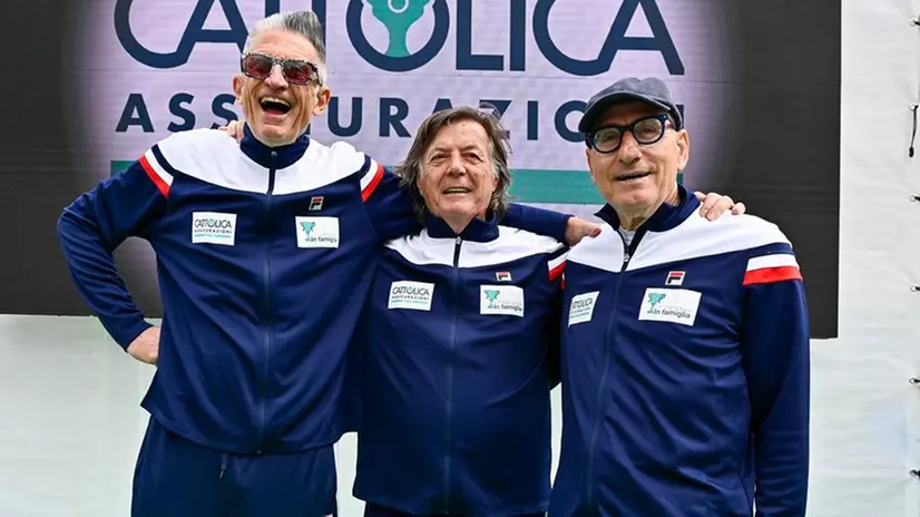 Panatta, Lucchetta e Graziani in piazza Vittoria per «Un Campione in Famiglia»