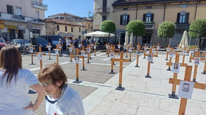Vittime sulla strada, il flash mob a Ospitaletto