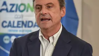 Carlo Calenda all’evento elettorale: "inclusione, innovazione e industria: una visione per l'Europa" di Azione, Milano 26 Maggio 2024 ANSA/MATTEO CORNER