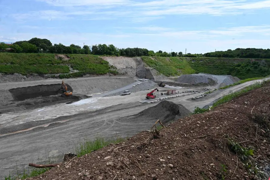 L'inizio dei lavori per il nuovo bacino idrico a Calcinato