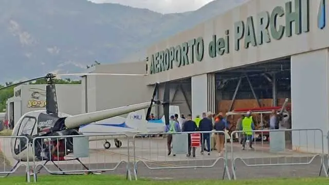 L'aeroporto dei Parchi, in cui è avvenuta la tragedia