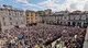 Piazza Loggia vista dall'alto