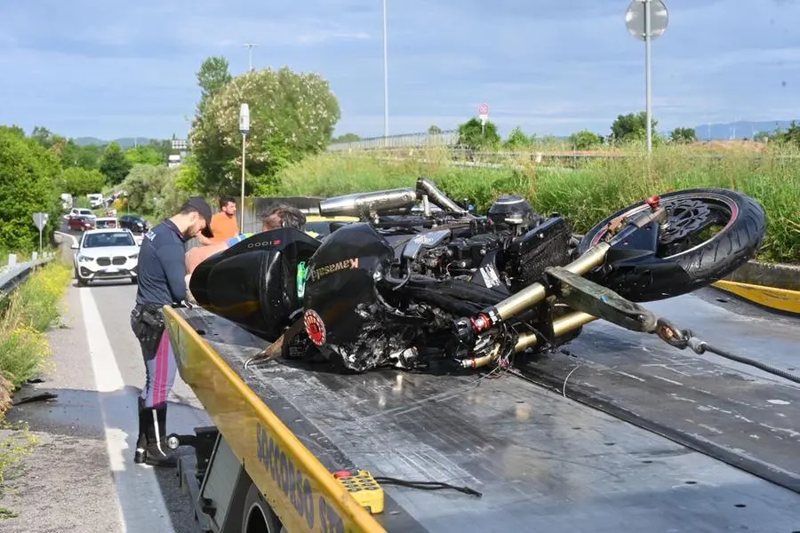 Incidente in Sp 11 a Desenzano del Garda