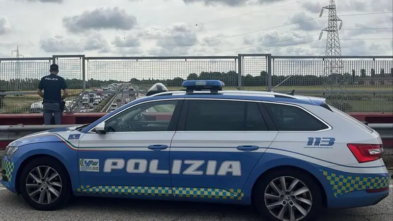 Il ponte dal quale è stata gettata Giada Zanola - Foto Ansa © www.giornaledibrescia.it