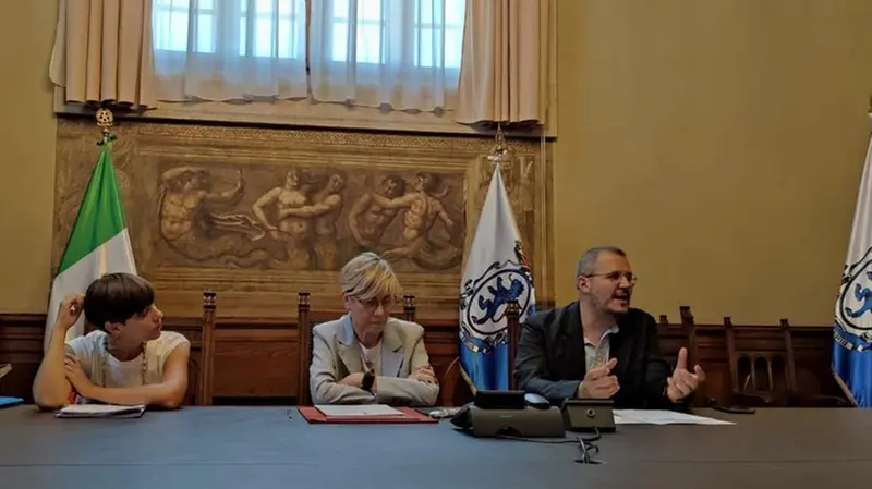 Da sinistra Frattini, Castelletti e Augelli - © www.giornaledibrescia.it