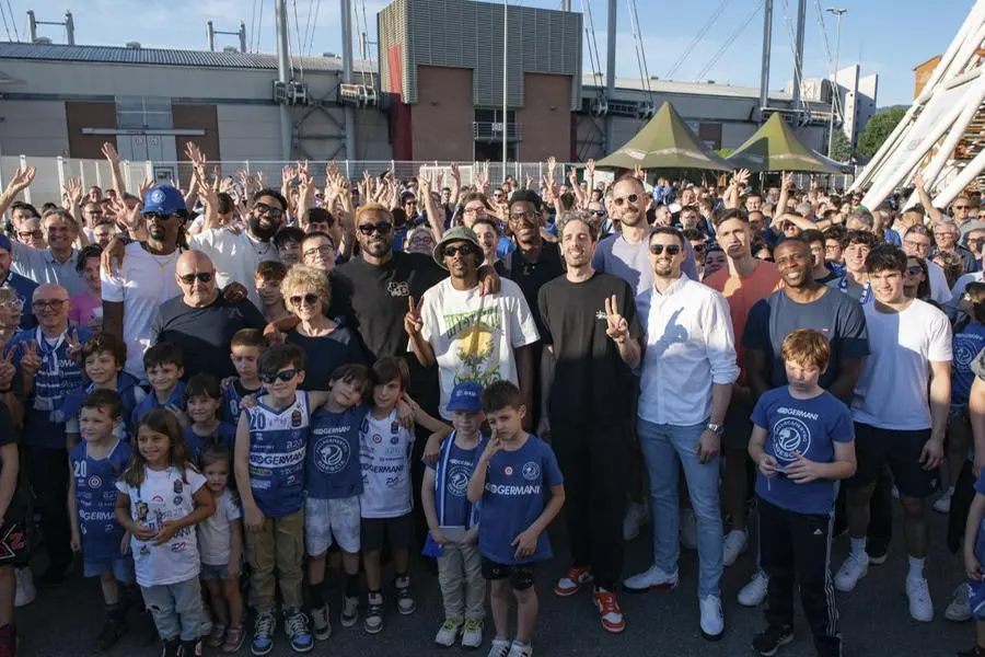 La festa di fine stagione della Germani