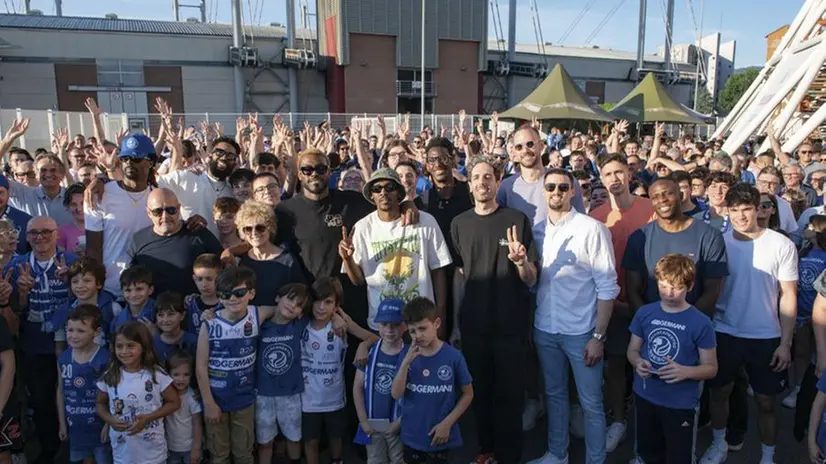 La festa di fine stagione della Germani