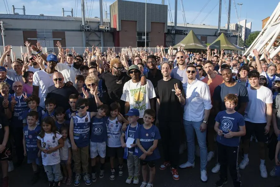 La festa di fine stagione della Germani