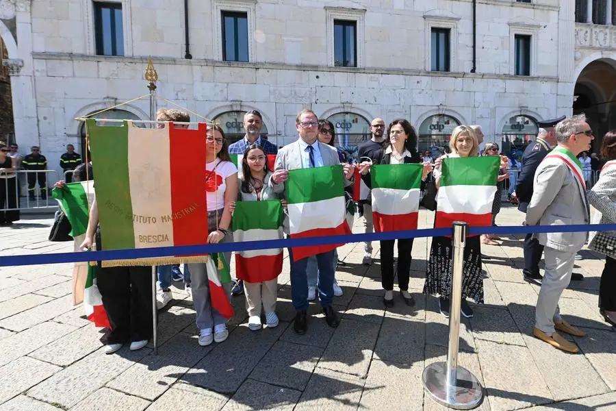 In piazza Loggia le celebrazioni per la Festa del 2 giugno