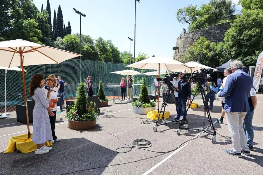 «In piazza con noi» in Castello per gli Internazionali femminili di tennis