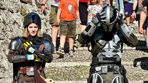 Cosplayer in Castello a Brescia