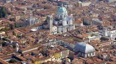 Una veduta del centro di Brescia - Foto Gabriele Strada Neg © www.giornaledibrescia.it