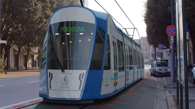 Il progetto del futuro tram di Brescia