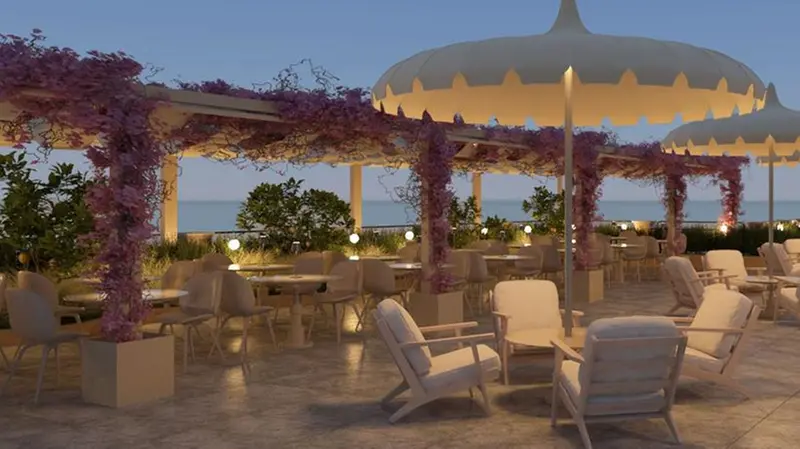 Un rendering di quello che sarà l'esterno