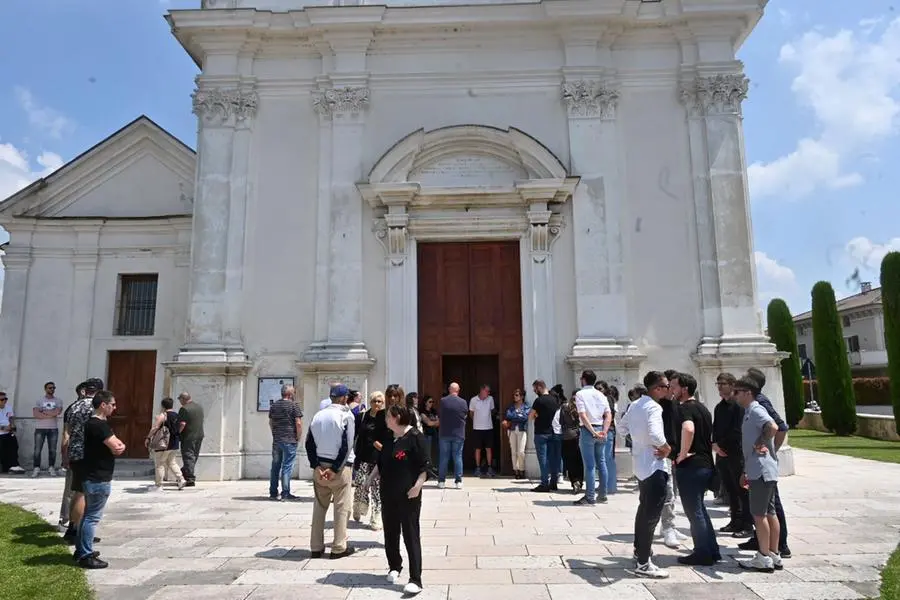 Il funerale di Giada Zanola a Folzano