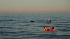 La Geo Barents, in una foto tratta dal profilo X di Medici senza frontiere, impegnata in due operazioni di salvataggio questa mattina in area di ricerca e soccorso libica: 146 i migranti recuperati. Le autorità italiane hanno assegnato Civitavecchia come porto di sbarco, informa Msf, 7 giugno 2024 X / MSF Sea (@MSF_Sea) +++ATTENZIONE LA FOTO NON PUO' ESSERE PUBBLICATA O RIPRODOTTA SENZA L'AUTORIZZAZIONE DELLA FONTE DI ORIGINE CUI SI RINVIA+++ NPK