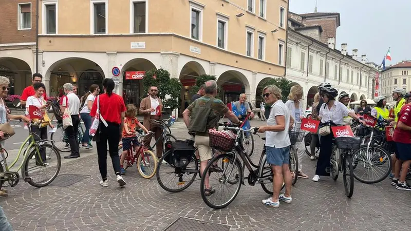 Le bici in centro - © www.giornaledibrescia.it