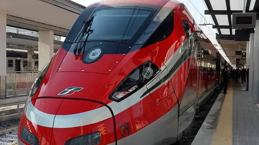 Un Frecciarossa in stazione