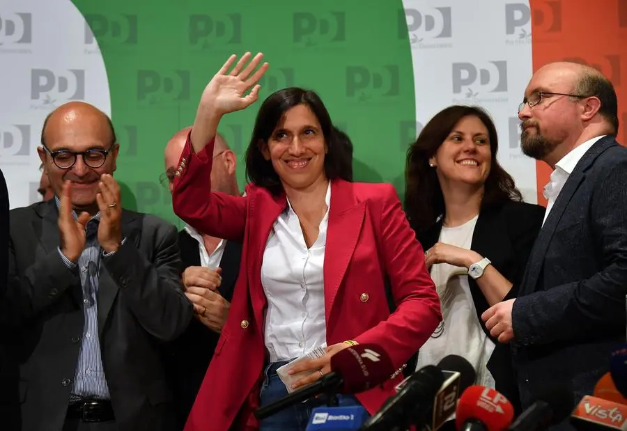 I leader italiani nella notte delle elezioni europee