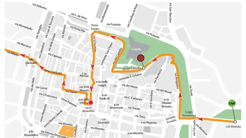 Mille Miglia 2024, il percorso in città di martedì 11 giugno - © www.giornaledibrescia.it