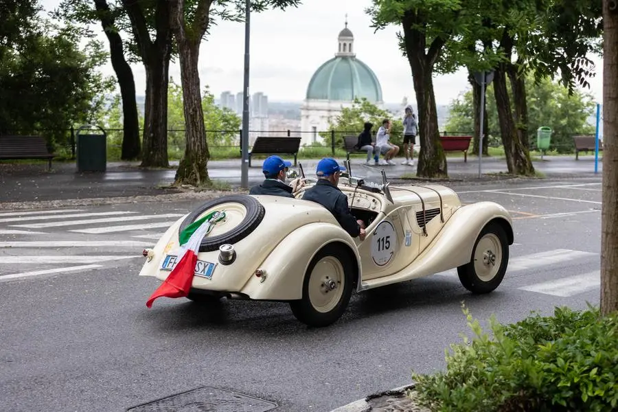 Secondo invio Brescia Cronaca Motori Mille Miglia 2024 Passaggio in Castello un momento dell’evento 11/06/2024 nicoli@newreporter