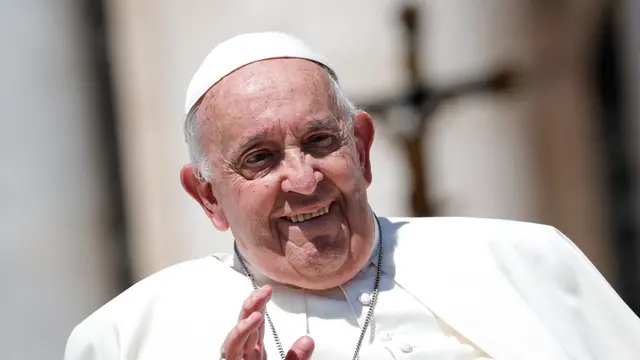 Pope Francis leads the weekly general audience in Saint Peter's Square, Vatican City, 5 June 2024. ANSA/GIUSEPPE LAMI