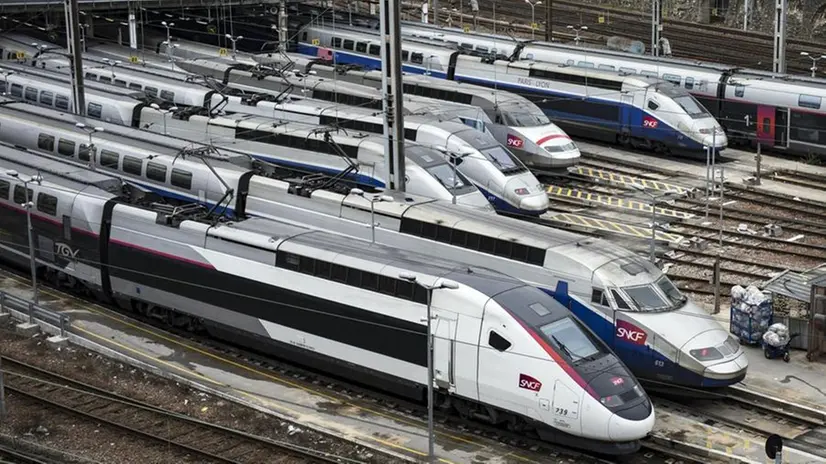 Treni Snfc del TGV che dal 2026 viaggeranno sull'alta velocità italiana