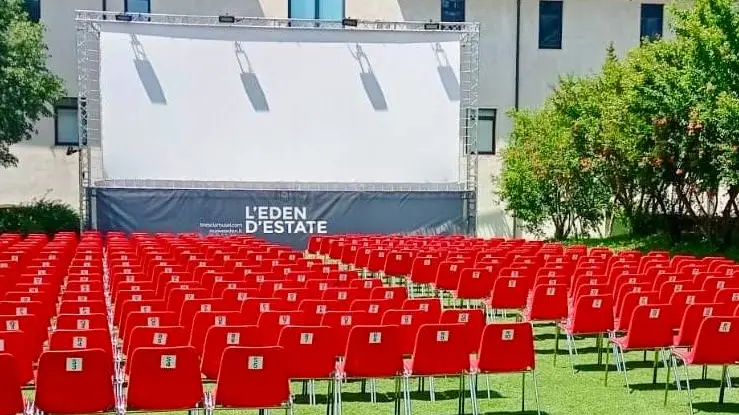 Lo spazio delle proiezioni al Museo Santa Giulia