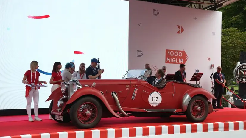 Mille Miglia 2024, l'arrivo delle vetture in viale Venezia