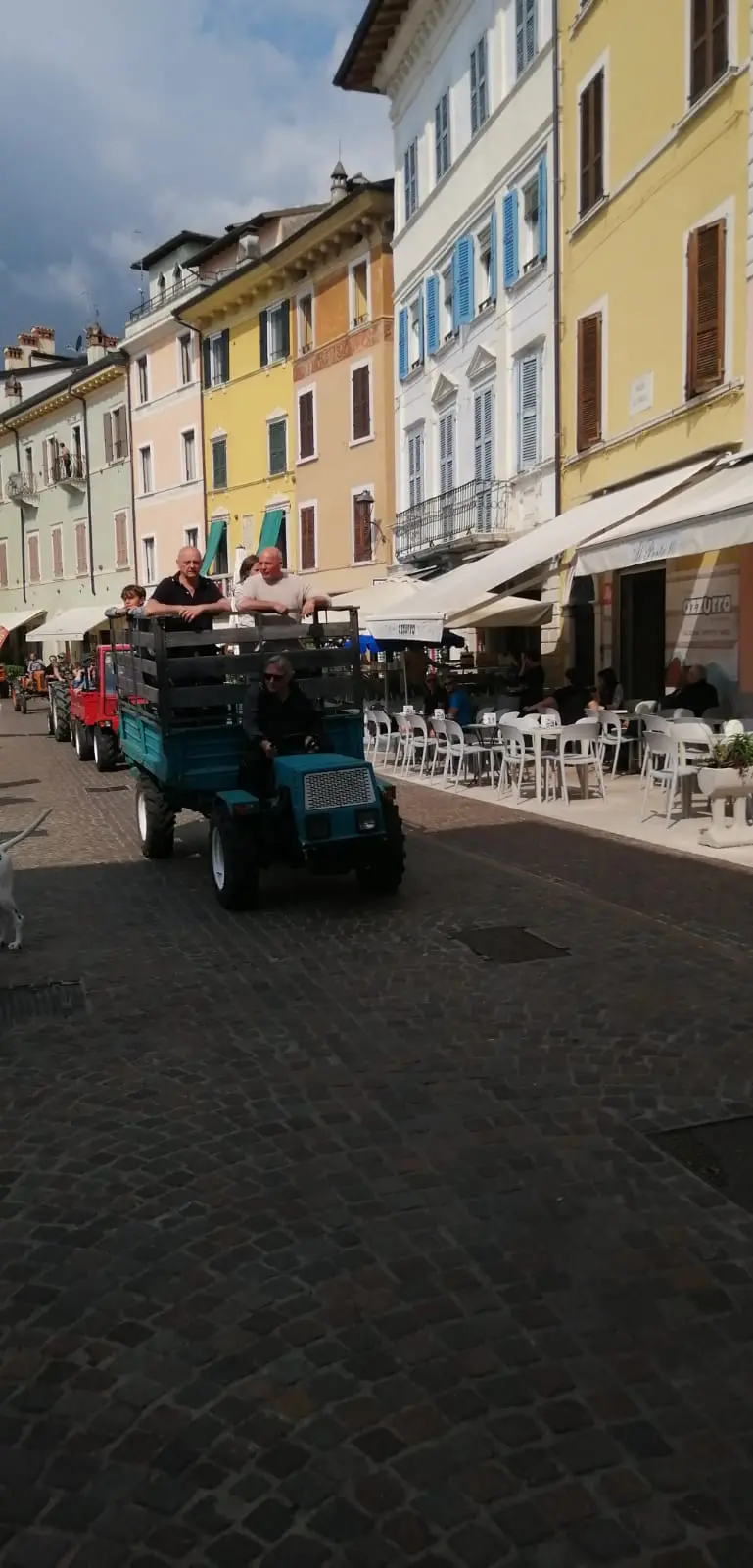 I trattori sfilano per Bogliaco