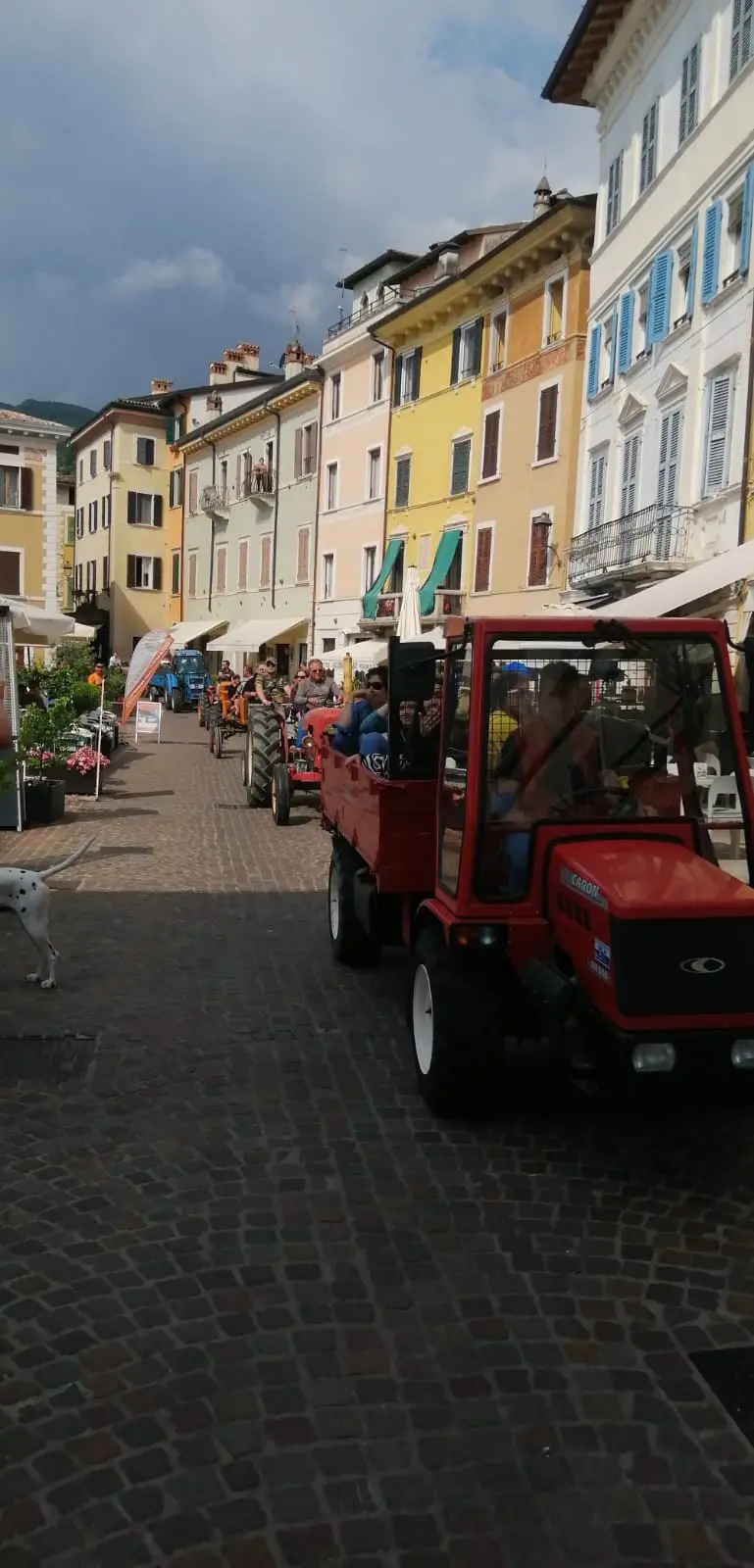 I trattori sfilano per Bogliaco